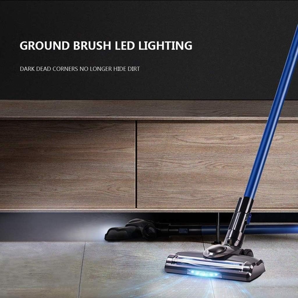 Handheld Vacuum Clean,Upright Vacuum Cleaner Cordless Vacuum Stick Lightweight 2 in 1 Handheld Rechargeable Vacuum with Powerful Suction and LED Brush for Home and Pet Hair Cleaning