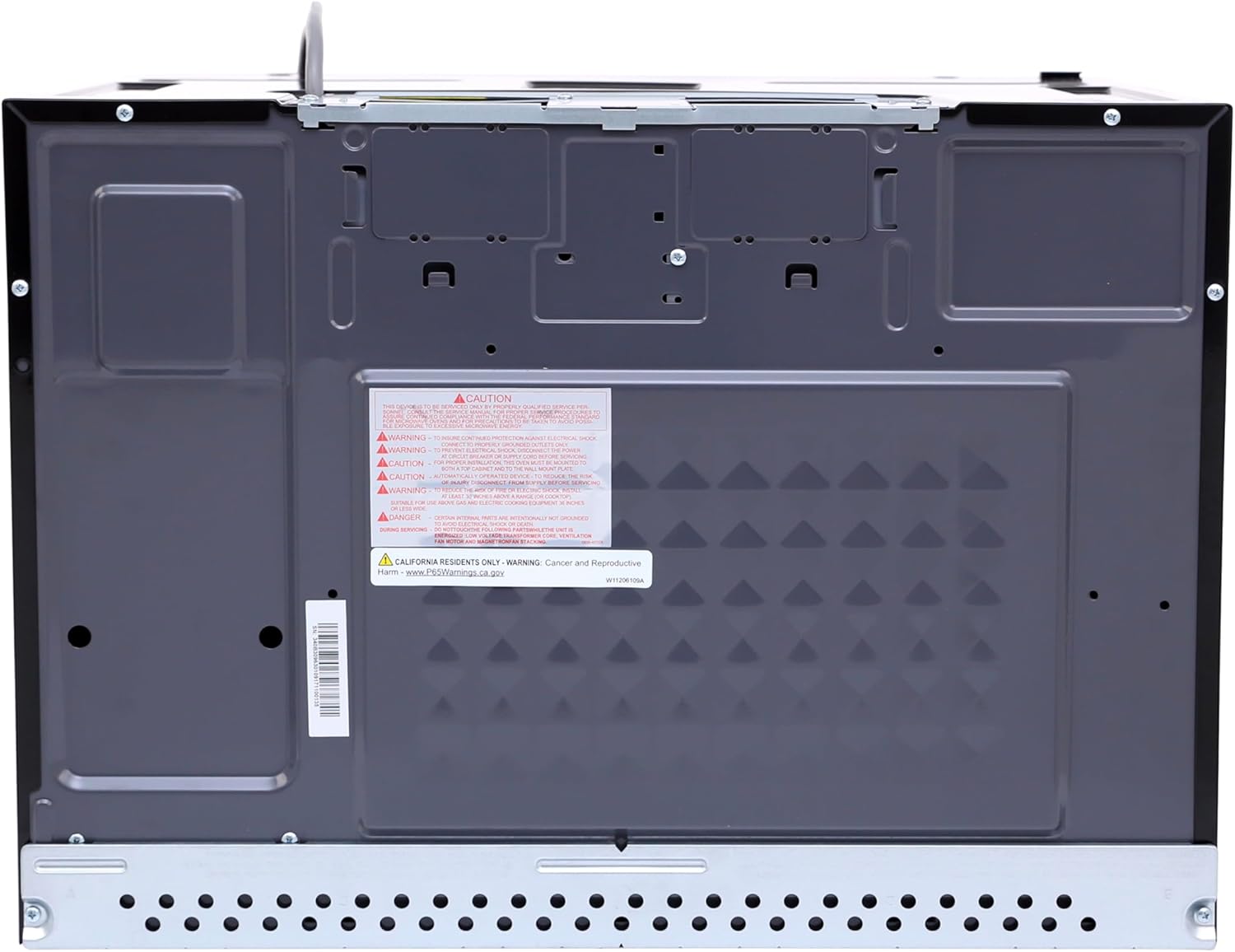 Avanti Microwave Oven 1000-Watts Over the Range with Auto Cook and Defrost, Pre-Set Cooking Modes, Child Safety Lock, Electronic Control Panel and Glass Turntable, 1.3 Cu.Ft., Black