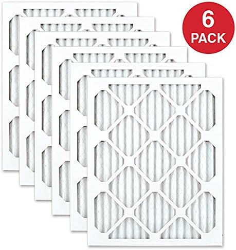 AIRx ALLERGY 16x20x1 MERV 11 Pleated Air Filter - Made in the USA - Box of 6