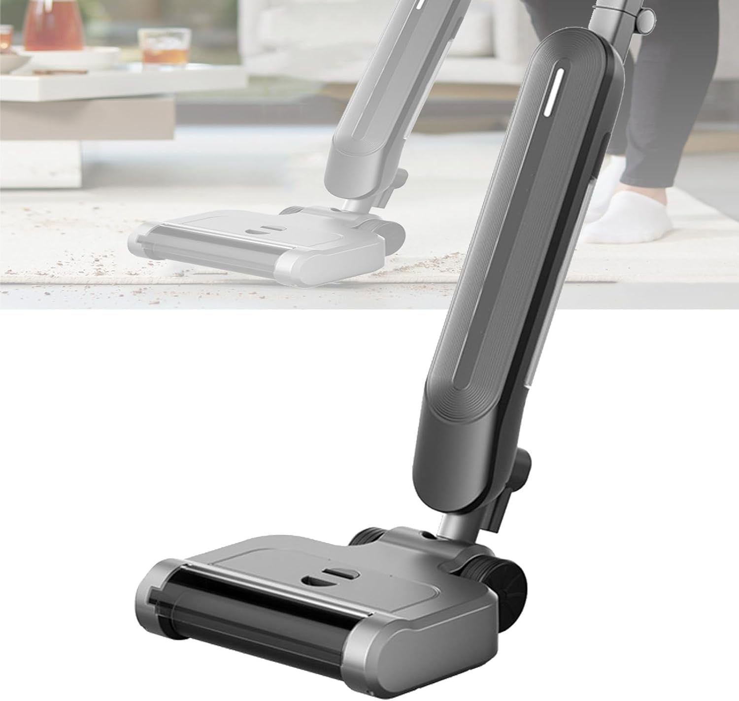 Cordless Vacuum Cleaner, 560ml Water Tank, 760ml Dust Box, 50 Minutes of Battery Life, 2000 Mah, 16kpa, Handheld and Lightweight, Mopping Machine