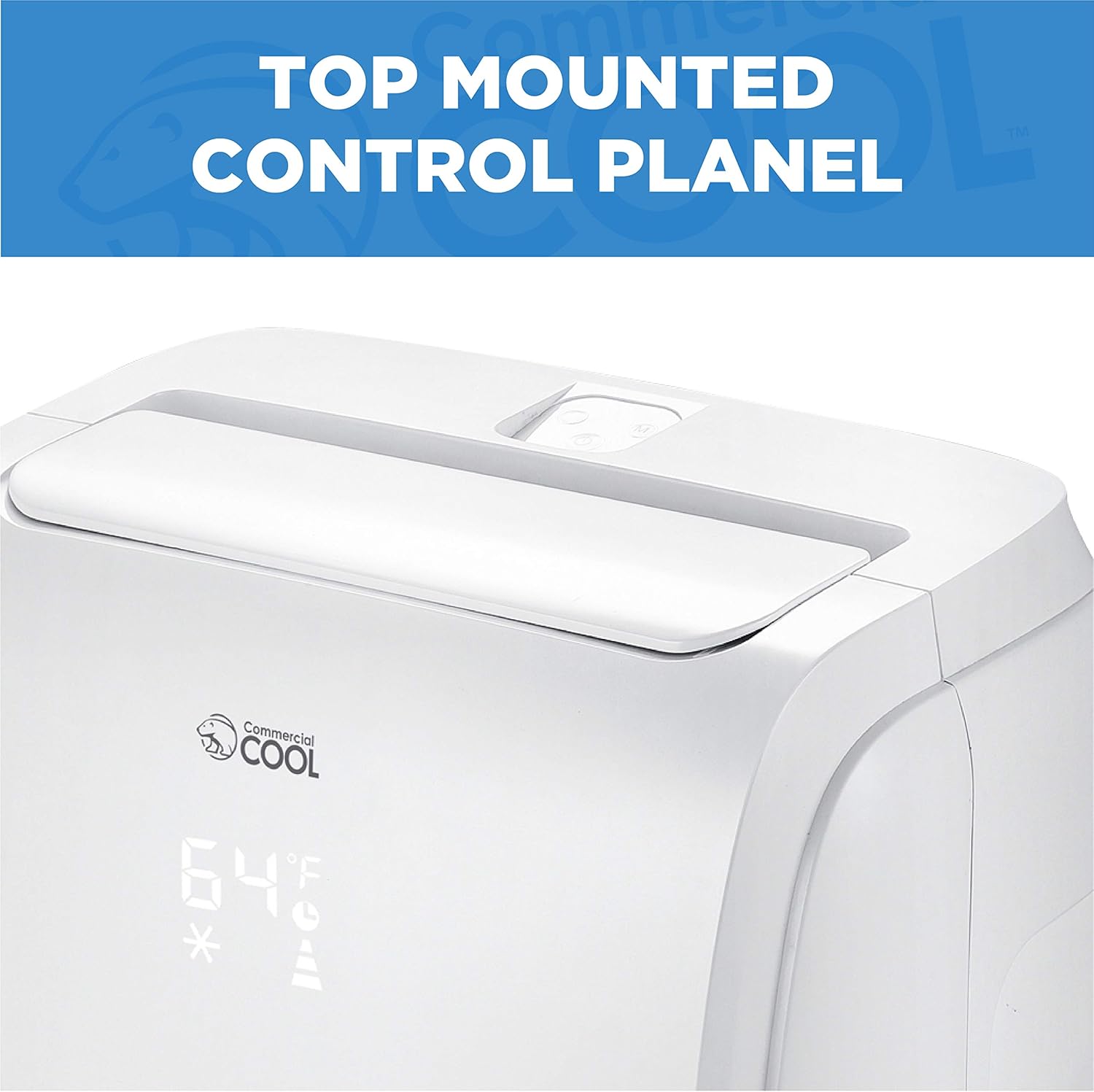 Commercial Cool 6,000 BTU DOE (10,000 BTU ASHRAE) Portable Air Conditioner with Remote Control, White