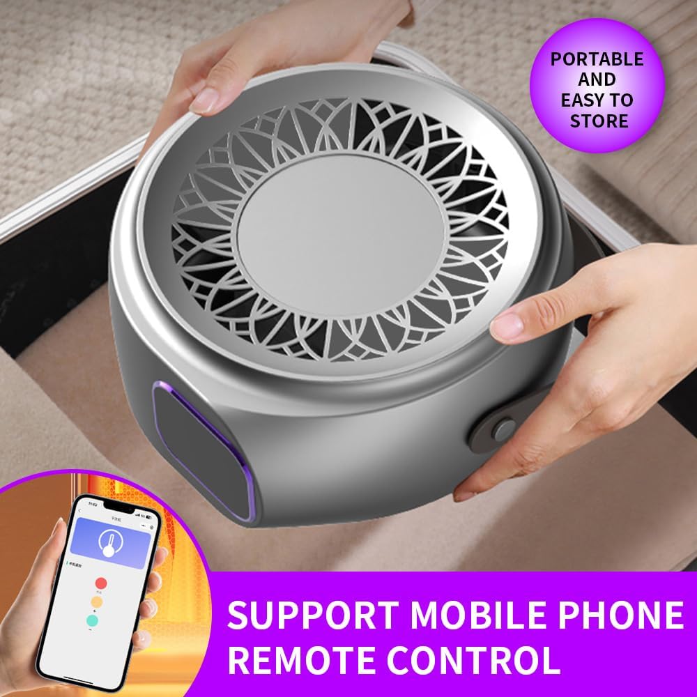 Portable Clothes Dryer, Foldable Dryers for Laundry 360°Effecient Drying ，Small Compact Foldable Electric Drying Machine with Dry Bag for Travel,RV, Home,Apartment