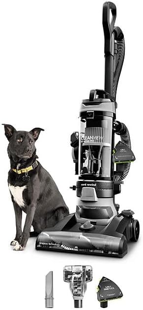 BIISSELL Pet hair vacuum cleaner upright, scatter-free technology carpet cleaner, automatic cord rewind, XL dirt tank, multi-surface floor vacuum with turbo brush, stair tool, powerful suction