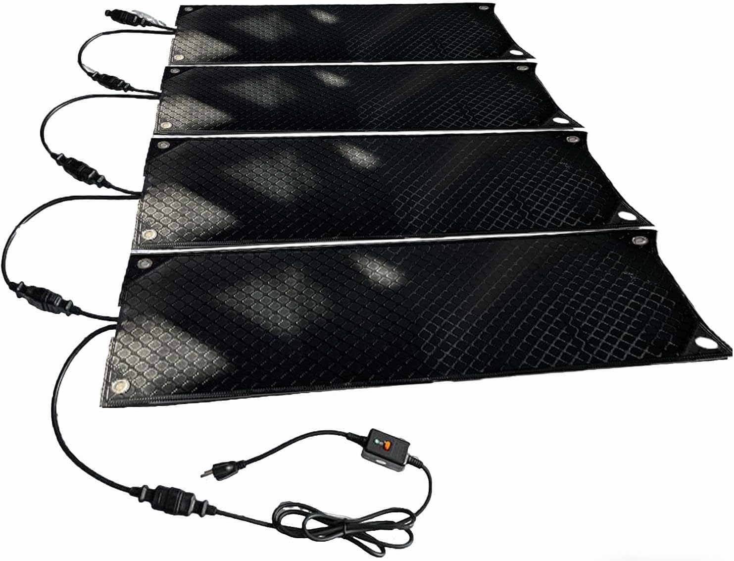 Heated Outdoor Mats,Snow and Ice Melting Mats, No-Slip Stair Heating Mat,10