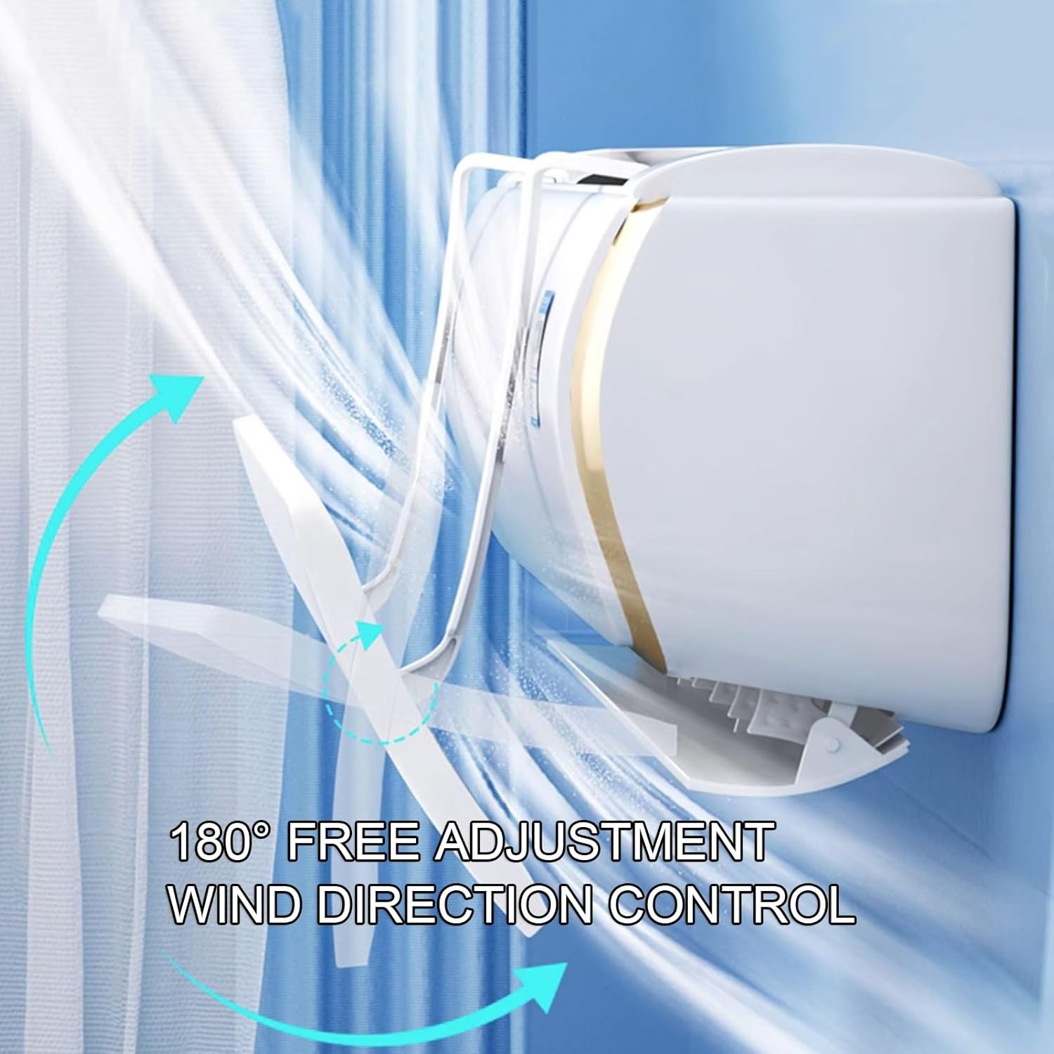 Air Conditioner Wind Deflector, Air Vent Deflector, Air Deflector Outlet Air Wing Air Cooled Baffle Wind Direction