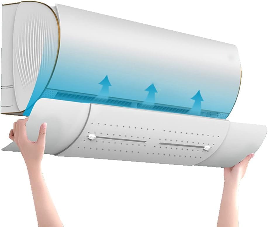 Home Air Conditioner Windshield, Prevent Direct Blowing Adjustable Windshield Wall-Mounted Air Conditioner Air Outlet Baffle Retractable Deflector