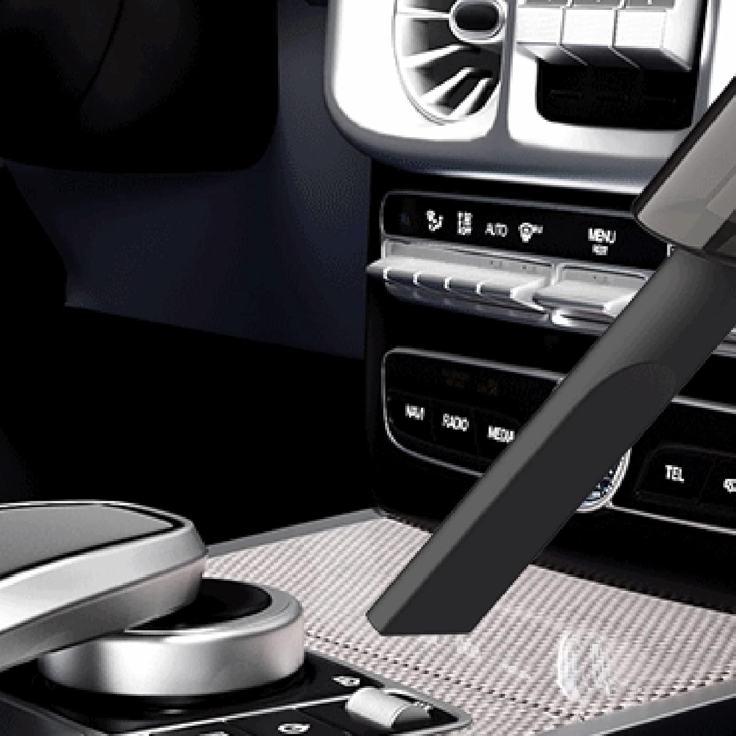 Handheld Vacuum Cleaner Cordless 120W 10000PA Strong Suction Rechargeable Light Weight Wet Dry Portable Car Vacuum Cleaner for Home, Car and Pet,Black,Wireless