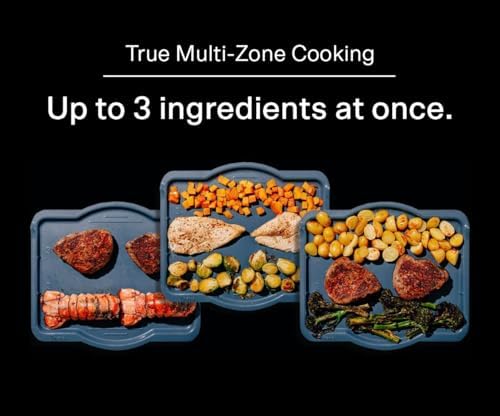 Brava Oven Chef's Choice Set: 10-in-1 Touchscreen Countertop Smart Oven, Air Fryer, 6-Slice Toaster, Slow Cooker, Reheater, Dehydrator, Rice Cooker, Healthy & User Friendly, Auto-Shut Off, Black