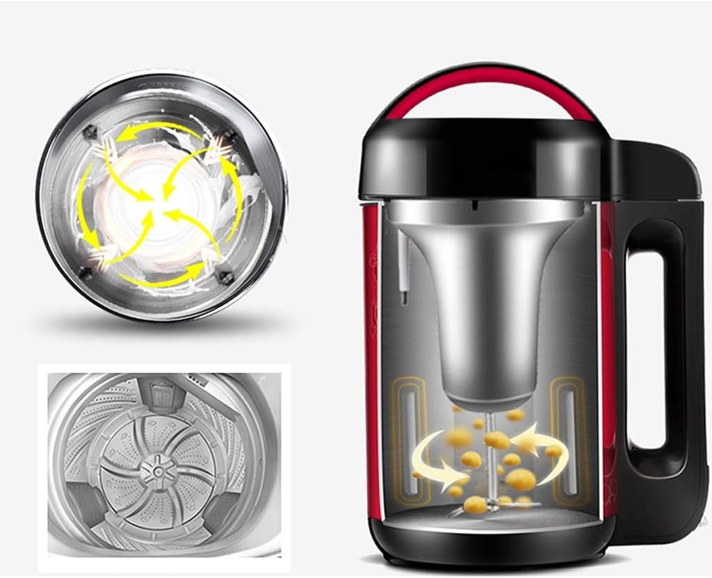 Household Small Soymilk Machine, Multifunctional Automatic Heating Intelligent Mini Filter Free Jam Milkshake Machine