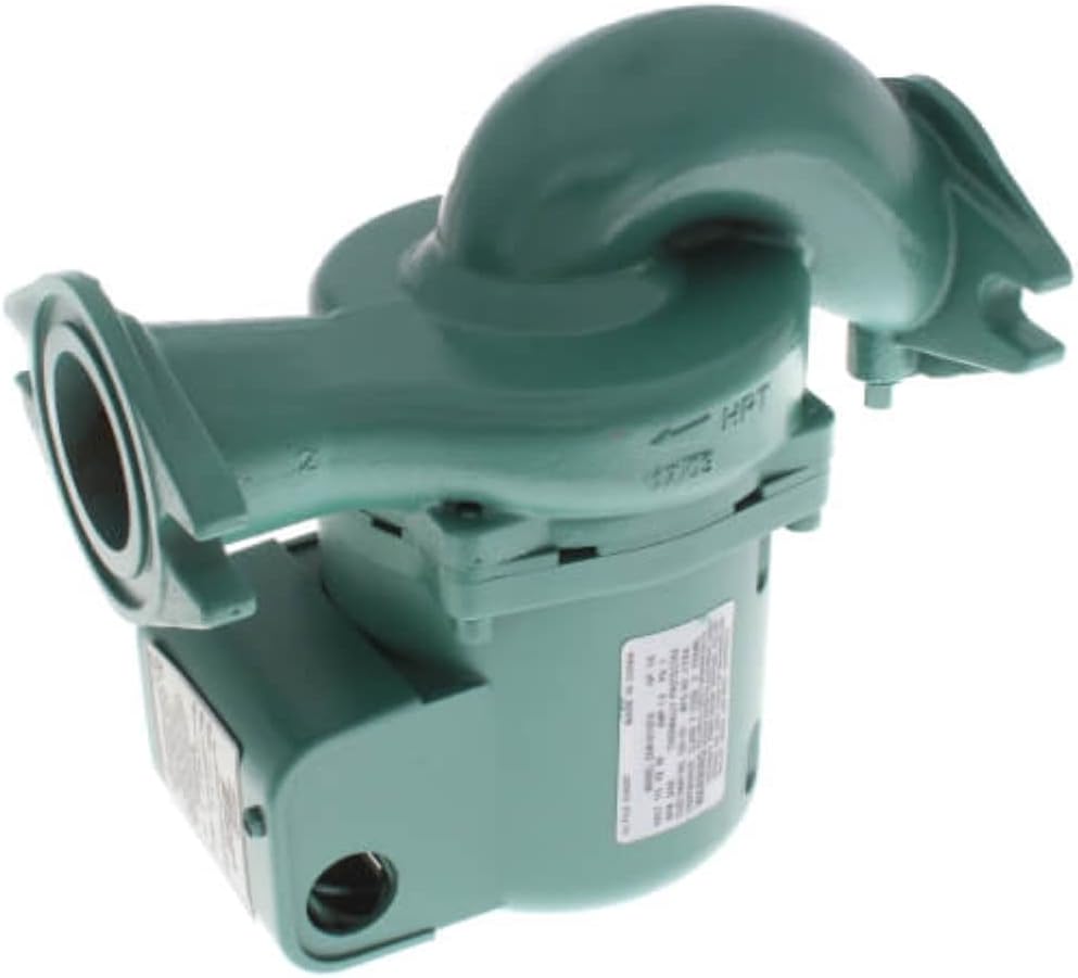 Taco 1/6 HP Cast Iron In Line, Mechanical Seal, Ball Bearing Hot Water Circulator Pump - 2400-30-3P