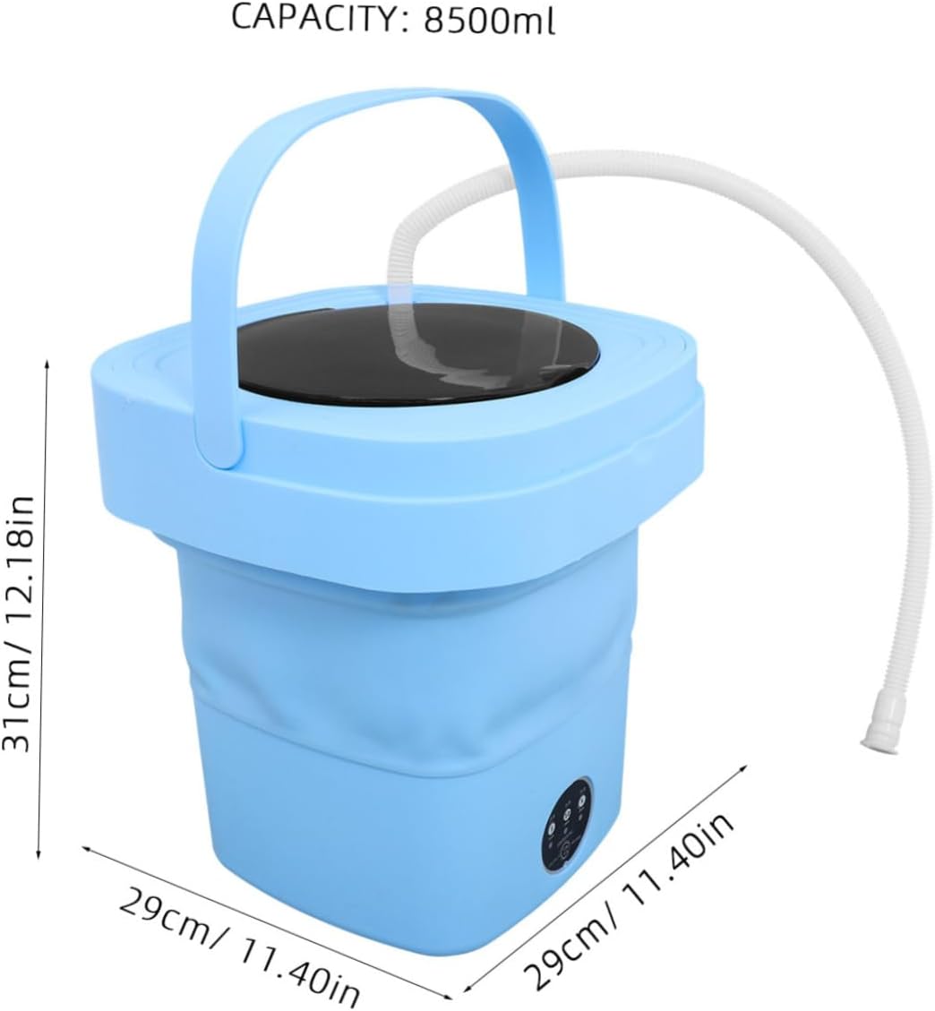 Homoyoyo Portable Mini Washing Machine Washer for Home and Dorm User-friendly Touchscreen Wash and -dry Function for Travel and Small Spaces