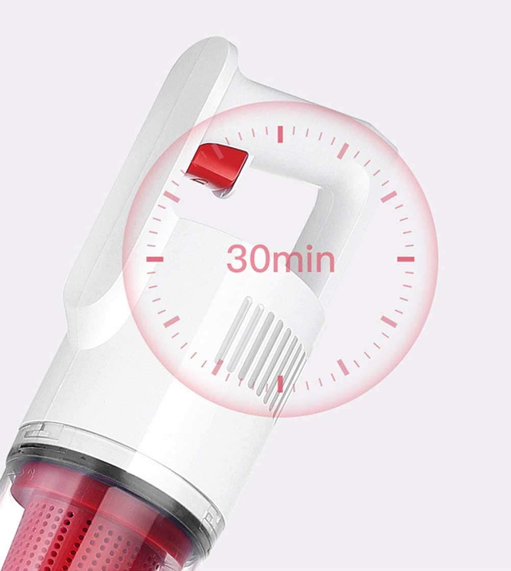 Cordless Vacuum Cleaner, Handheld Stick Vacuum Lightweight 8Kpa Power Suction 2-in-1, Low-Noise, for Home and Car Cleaning