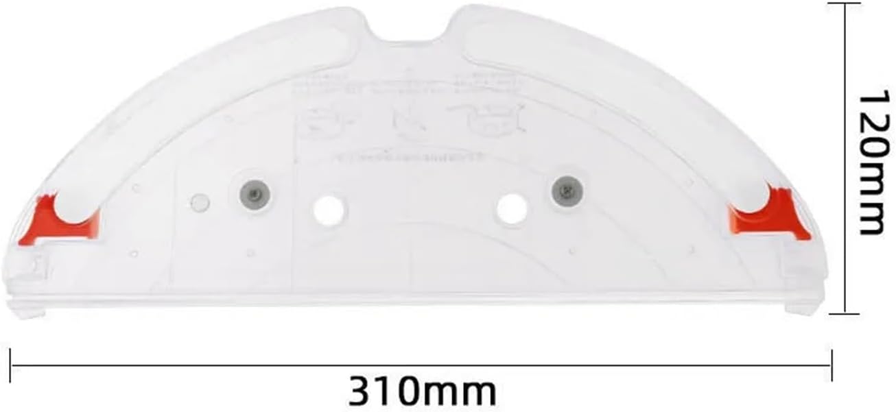 Compatible for Xiaomi Compatible for Roborock T7 T7PRO S5 Max S55Max S6 MaxV S6 Pure Robot Vacuum Cleaner Water Tank Dust Box Mop Rack Mop Cloth Parts(Light Yellow)