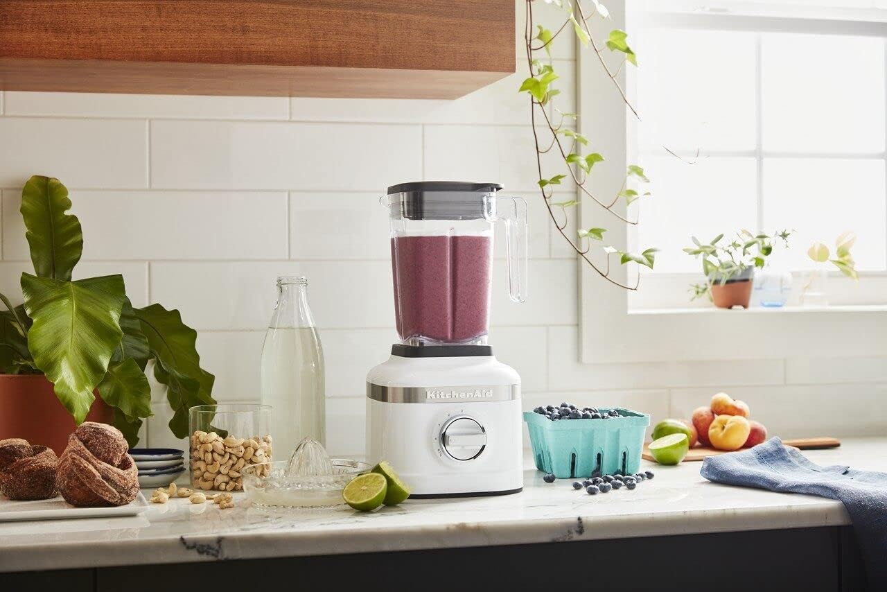 KitchenAid K150 3 Speed Ice Crushing Blender with 2 Personal Blender Jars - KSB1332WH