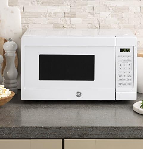 GE Countertop Microwave Oven | 0.7 Cubic Feet Capacity, 700 Watts | Kitchen Essentials for the Countertop or Dorm Room | White