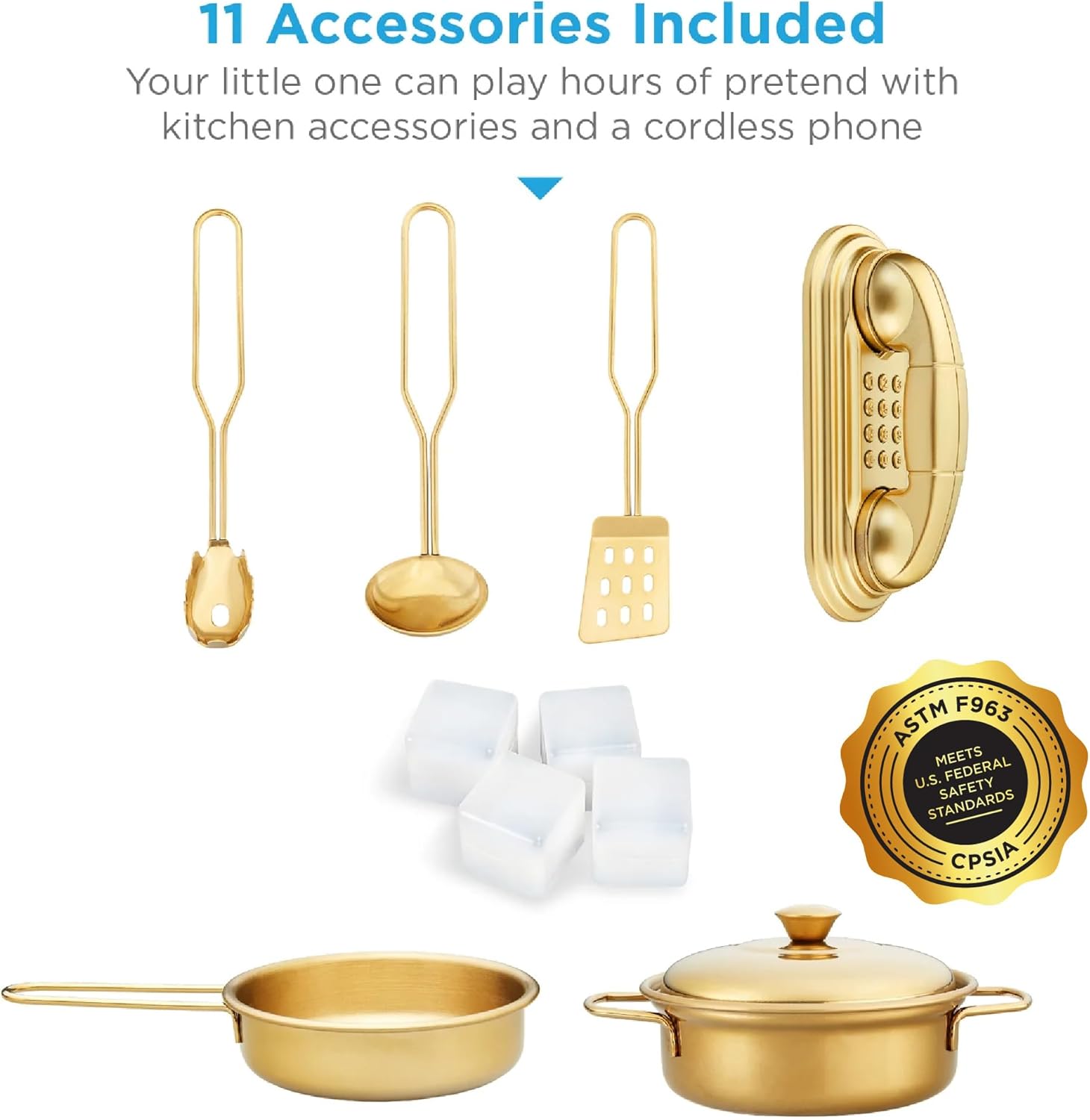 Best Choice Products Pretend Play Kitchen Wooden Toy Set for Kids w/Realistic Design, Telephone, Utensils, Oven, Microwave, Sink - Lavender