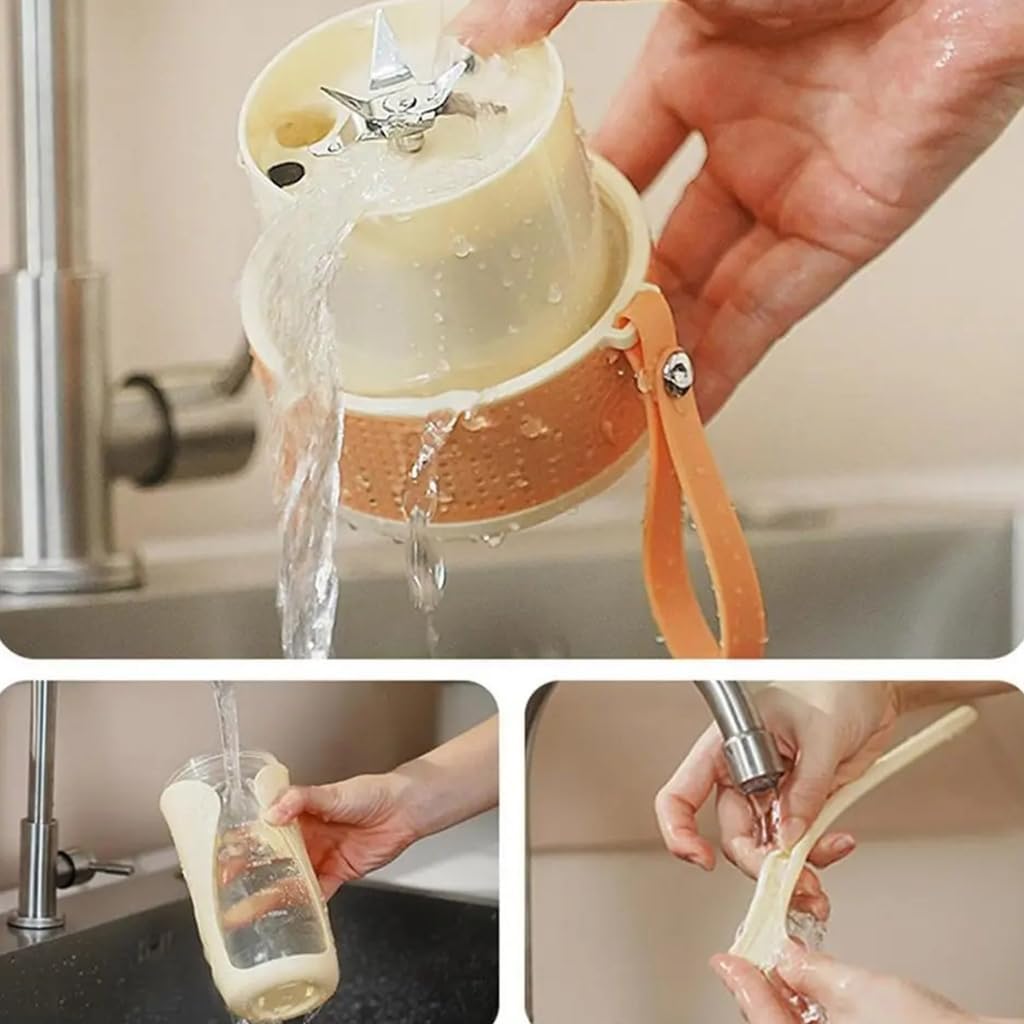 High Speed 450ml Portable Blenders Cup for Fruit Veggie Drink Juices Maker for Home Office and Outdoor Use