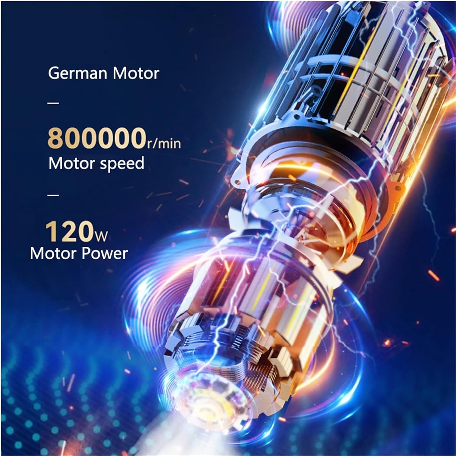 200000Pa Wireless Car Vacuum Cleaner Cordless Handheld Vacuum Robot Vacuum Home & Car Dual Use Large Suction Vacuum Cleaner (Color : 200000Pa)