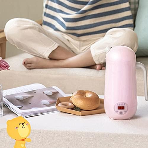 Mini Soymilk Machine Portable Soy Milk Rice Paste Maker Electric Juicer Blender Food Grinding Heating Processor(D)