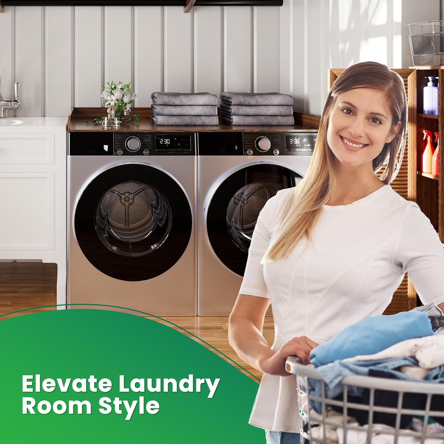 FlyGeneral Washer and Dryer Countertop, 27.5