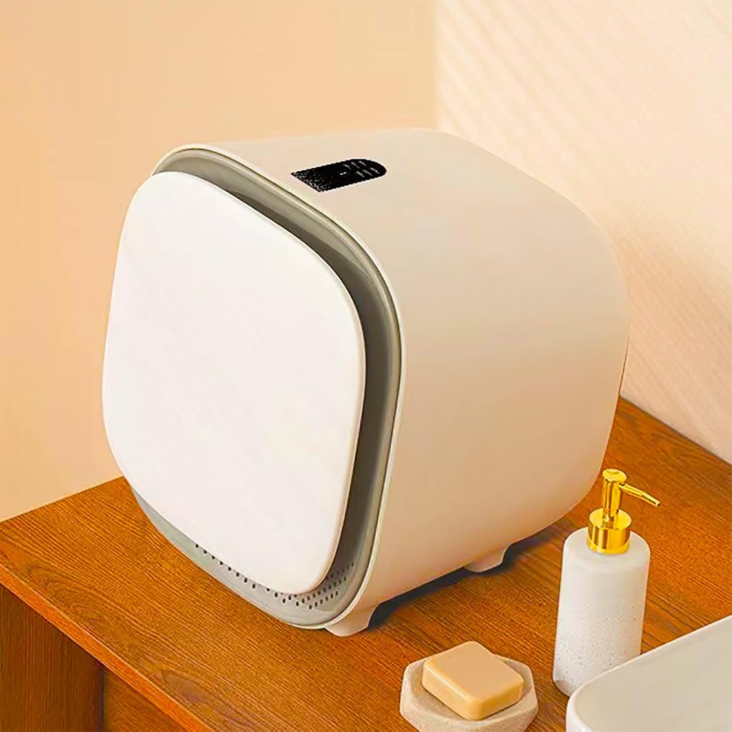 Portable Spin Clothes Dryer, 360° Three-Dimensional Warm Air Circulation, Smart Constant Temperature Mini Dryer with 6th Gear Preheat for Apartment, Travel, Dorm, RV, Clothes, Underwear, Baby Clothes