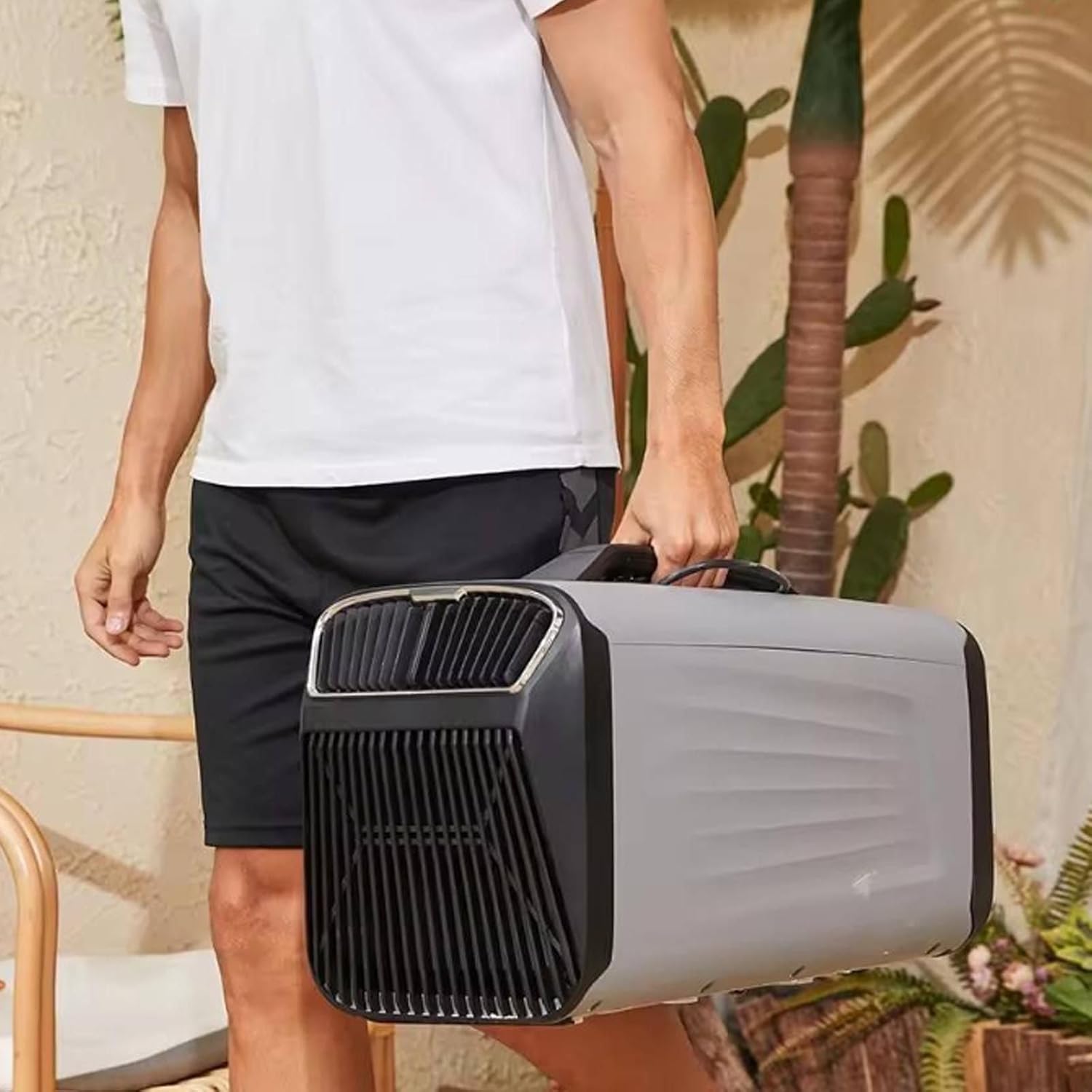 Portable Air Conditioners,Mobile Air Conditioners,Camping Air Conditioner,4-In-1 Air Cooler&Heater-Remote,3 Speeds & Lightweight, Low Noise-For Camping Outdoor,Rv,Truck,Office,Bedroom ,Green