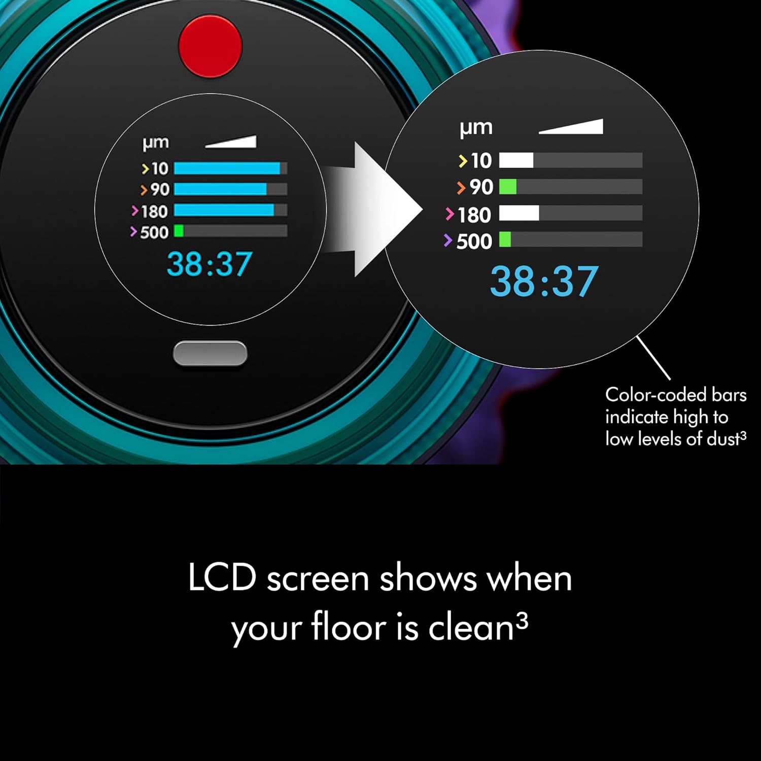 Dyson Gen5detect Cordless Vacuum, 280AW, 3 Power Modes, Up to 70 Minutes,² Illumination Reveals dust, HEPA Filtration, All Floor Types