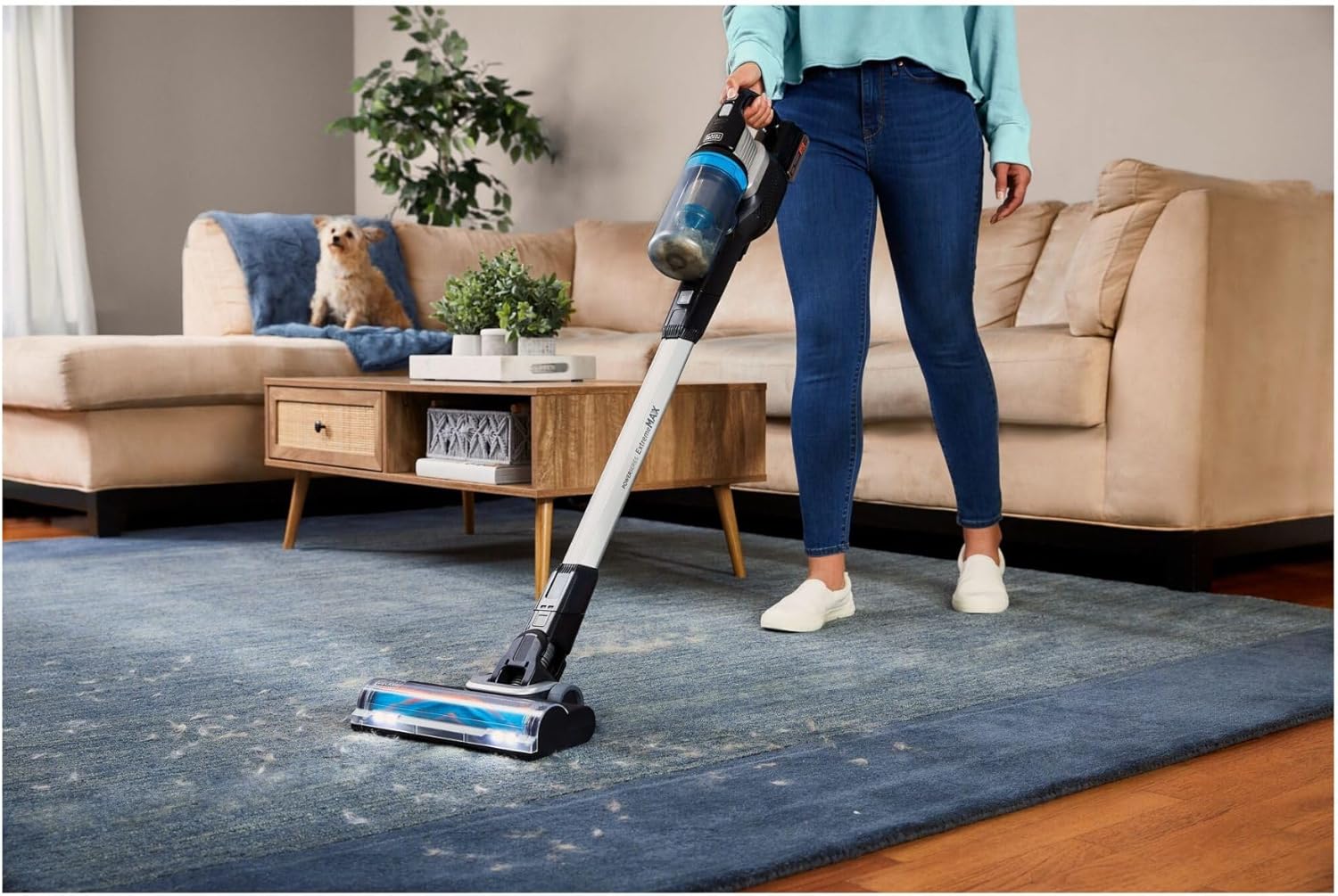 BLACK+DECKER POWERSERIES Extreme MAX Cordless Stick Vacuum, Home and Pet Hair Vacuum (BHFEB520D1)