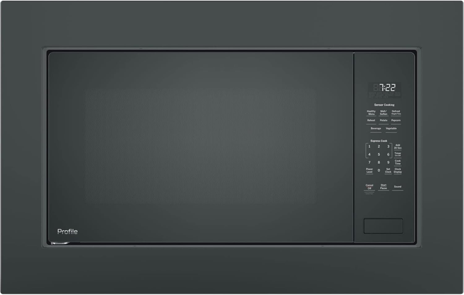 24 Inch Built-In Microwave with Sensor Cook, Instant On Controls, Extra-Large Turntable, Control Lockout, Weight & Time Defrost, Kitchen Timer and 2.2 cu. ft. Capacity
