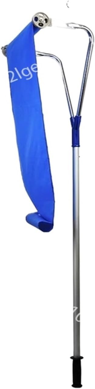 Roofing Snow Rake Adjustable Long Handle Aluminum Snow Shovel Roofing Oxford Cloth Snow Scraping Tools(Canvas)