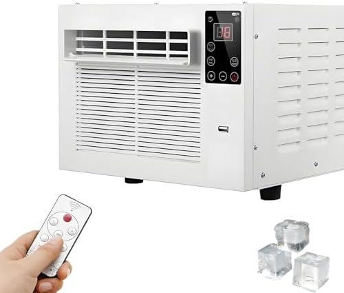 Fast Cooling Air Conditioners Dehumidifier with Remote Control Without Outdoor Unit Compact Mini Space Air Cooler Bedroom Kitchen Rental House Dormitory Mosquito Net Air Conditi