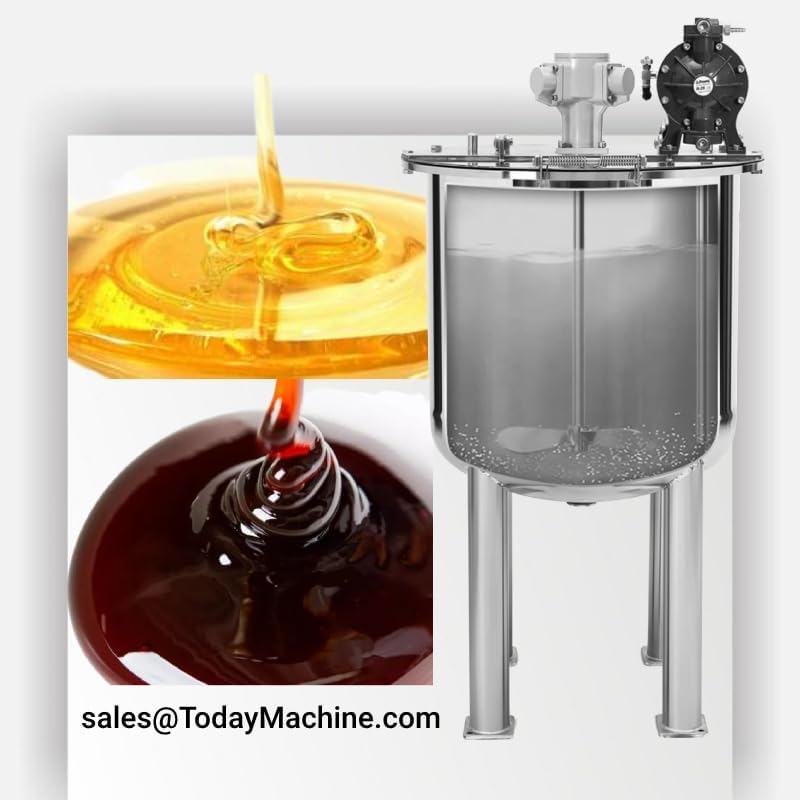 Juice milk and ice mixing and blending machine Ice crushing machine Ice cream material liquid production mixing tank machine