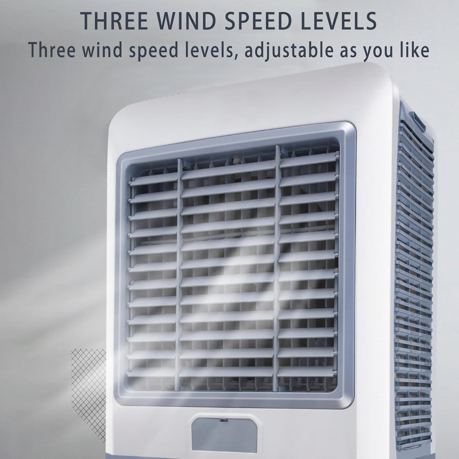 Small Portable Air Conditioner Portable Room Air Conditioners Portable Evaporative Air Cooler Hairstyle Air Cooler Three-speed Adjustment A 25.6 * 16.5 * 47.2 IN