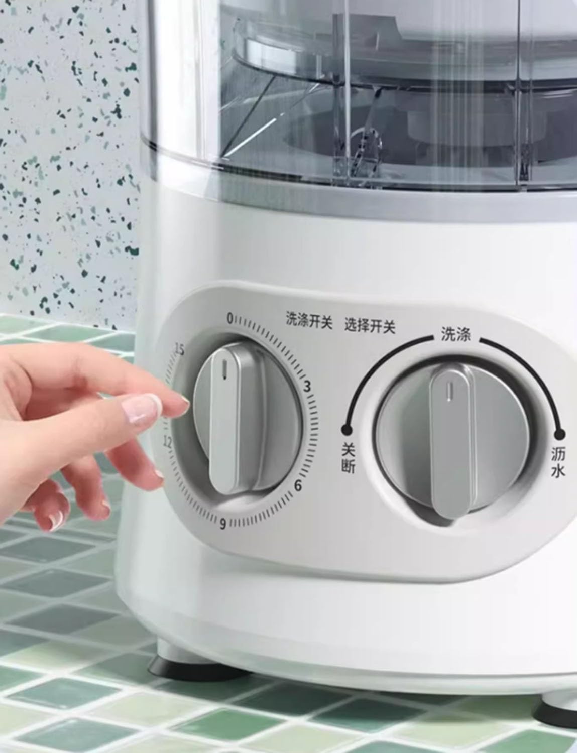 Portable Washing Machine, Mini Washer with 5 Modes for Dorms, Apartments, Semi-Automatic Washer Combo for Cleaning Socks and Undergarments