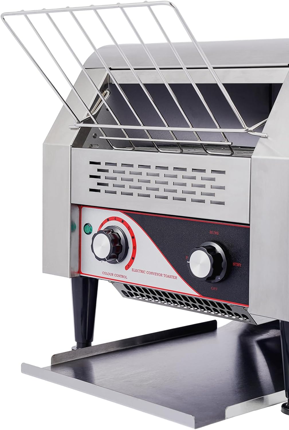 Commercial Conveyor Toaster, 300 Slices/Hour, Restaurant Coffe Shop Conveyor Toaster Warming Oven for Bun Bagel Bread