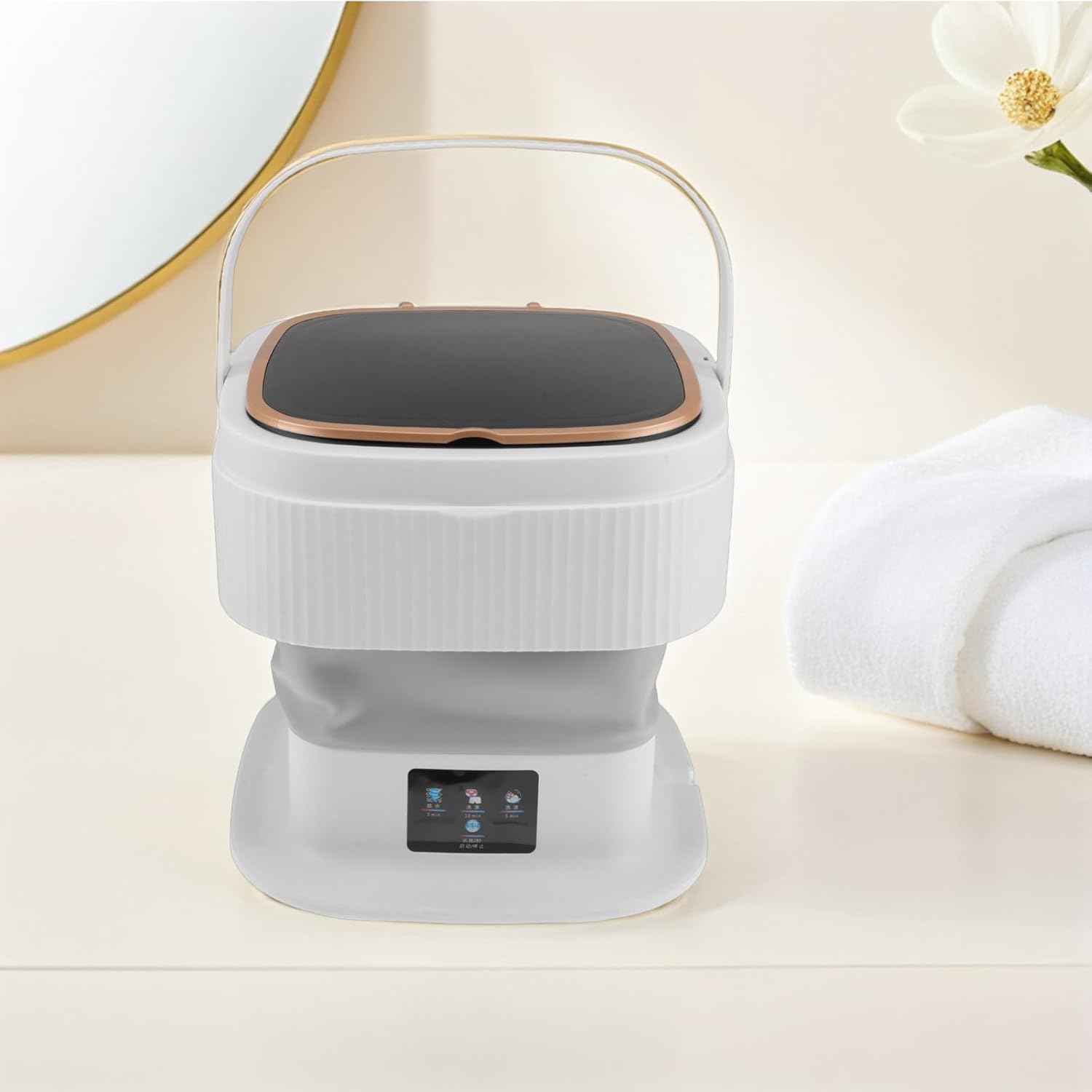 Portable Mini Washing Machine Dryer for Underclothes Clothes Items for Apartments Rv and Travel Laundry