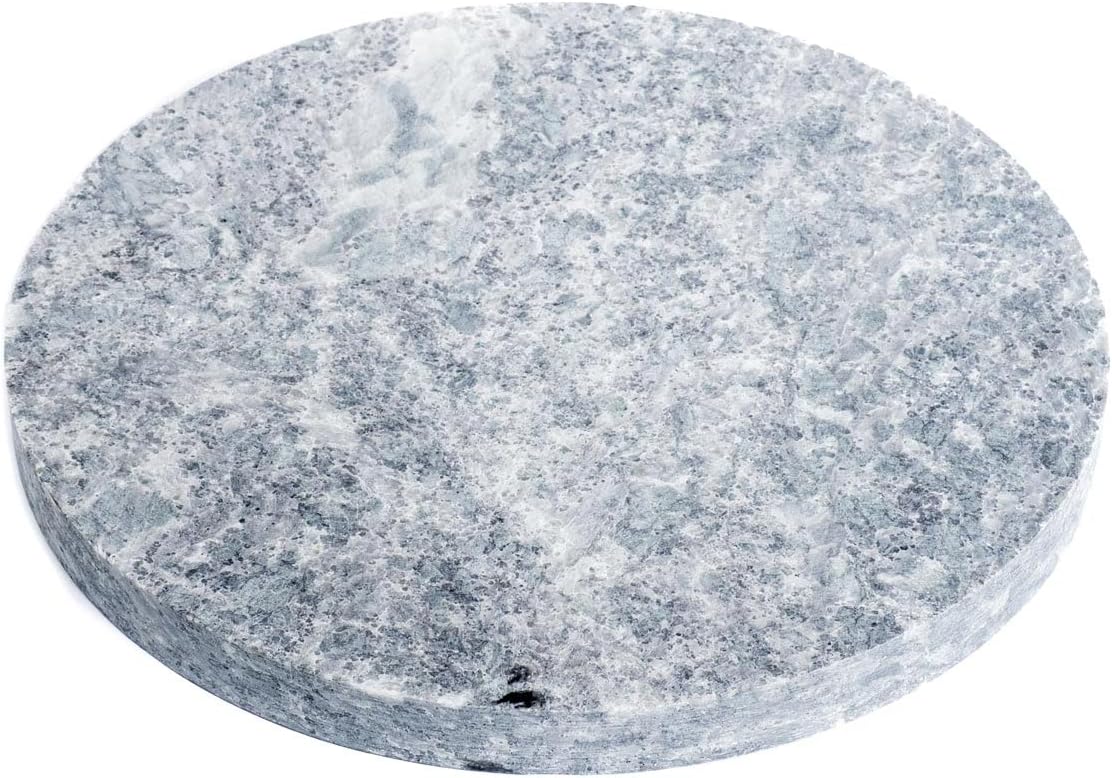 Kamado Joe Soapstone Grill Accessory for Joe Jr. Stain resistant, Grill Tender or Delicate Food without Sticking to Surface, White, Model KJ15090720