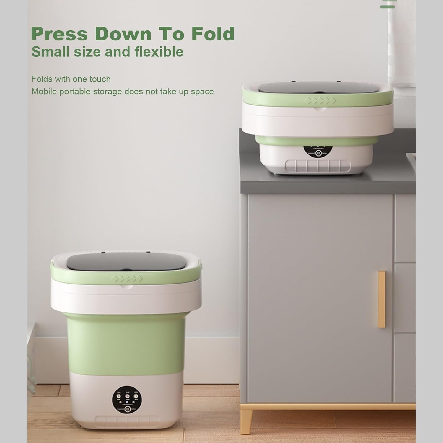 WHYATT Washing Machines,Portable Washing Machines,7.5L Large Capacity, Small Spaces, Lightweight and Easy to Carry