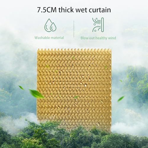 Portable Air Conditioner, Evaporative Air Cooler with Water Tank and 7 Speeds, Fast Cooling Fan Unit for Room Office Factory(116 * 64 * 150cm)