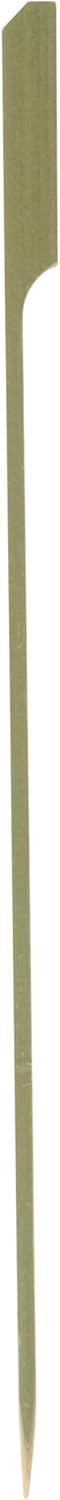 Restaurantware 10-inch Bamboo Paddle Skewers: Perfect for Commercial and Backyard Grilling - Natural Color - 1000-CT - Biodegradable and Eco-Friendly - Restaurantware