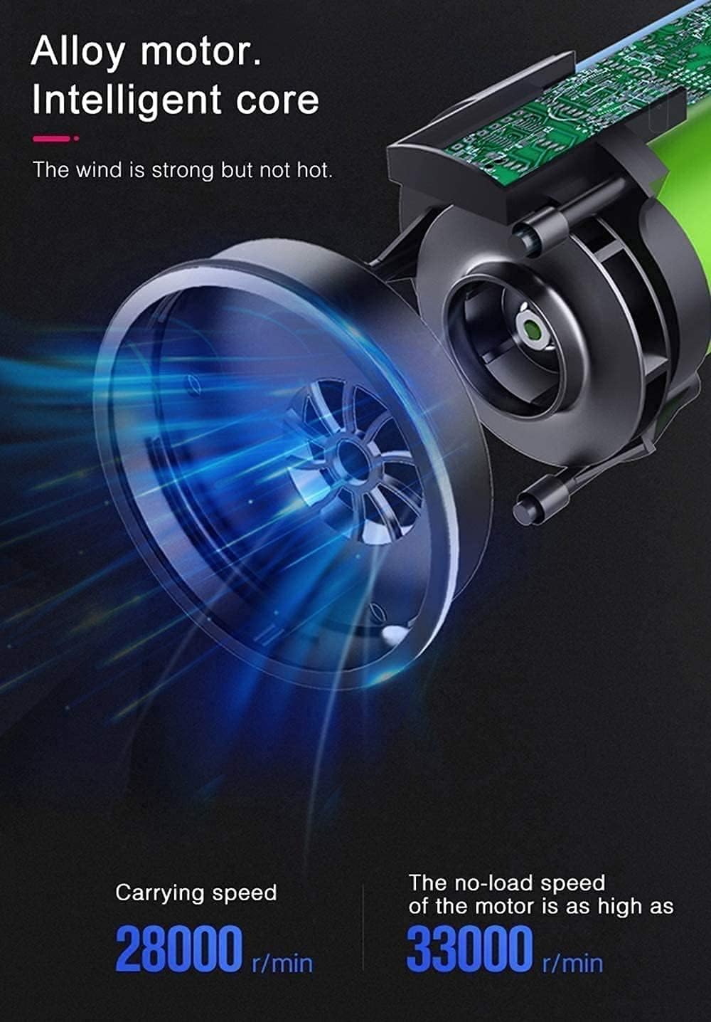 Handheld Vacuum Car Vacuum 100W Upgraded 5kpa Suction Hand Vacuum Cleaner Quickly Recharge Portable Mini Vacuum for Car Home Pets Cleaning