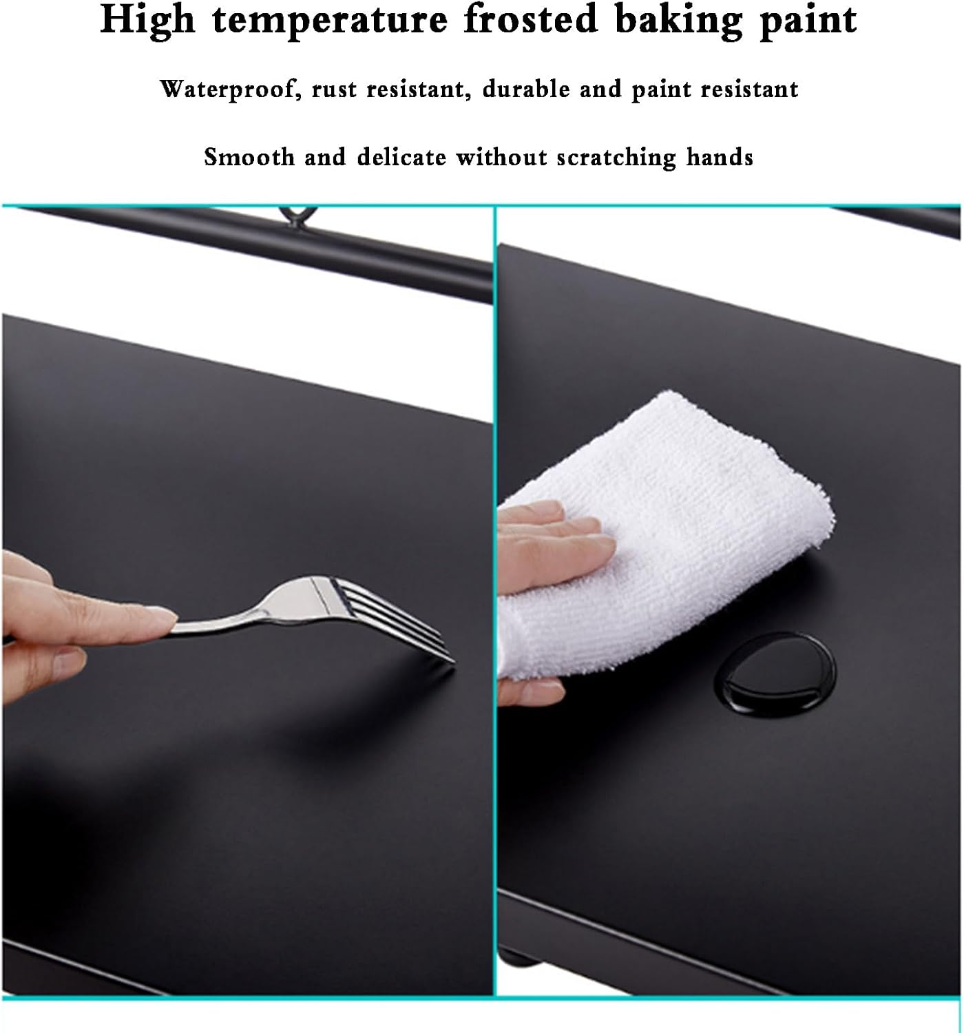 SepKus Adjustable Air Fryer Appliance Rack, Heavy Duty Stand Kitchen Counter Organizer, Small Appliance Organization, Pantry Shelf Organizers for Kitchen Counter Organization, White