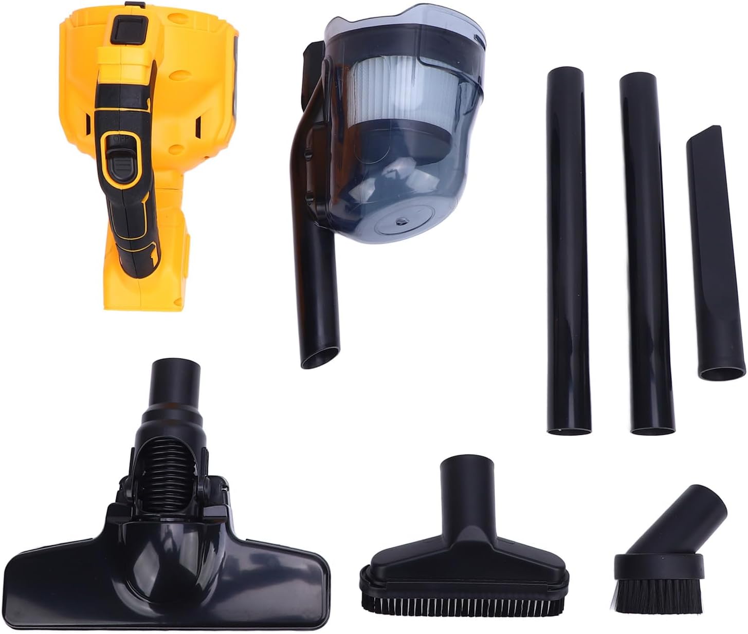 Cordless Vacuum Cleaner, Powerful Suction 100AW with Washable Filter and Versatile Nozzles, Quiet Working Below 67dB for Household Pet Hair Carpet and Hard Floors