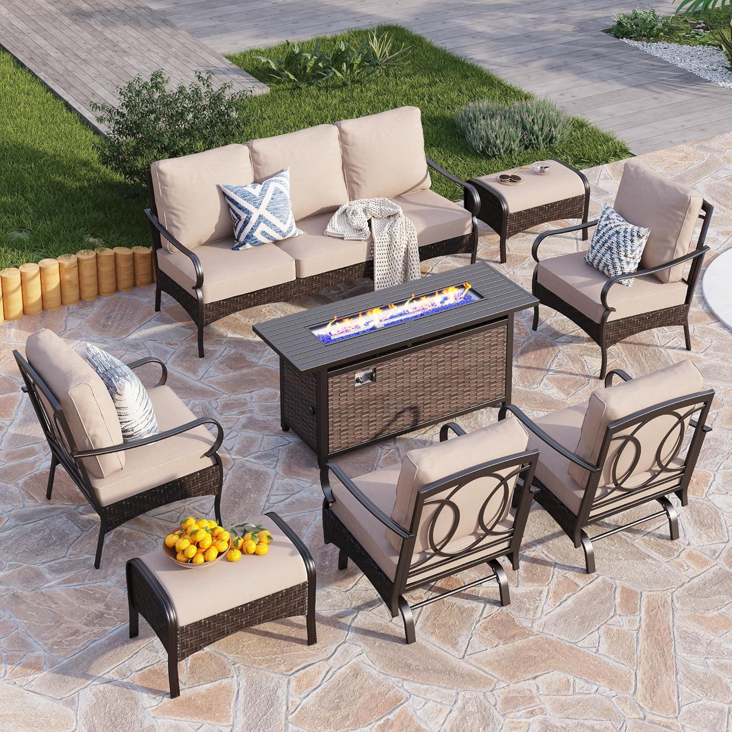 Patio Furniture Set with 56