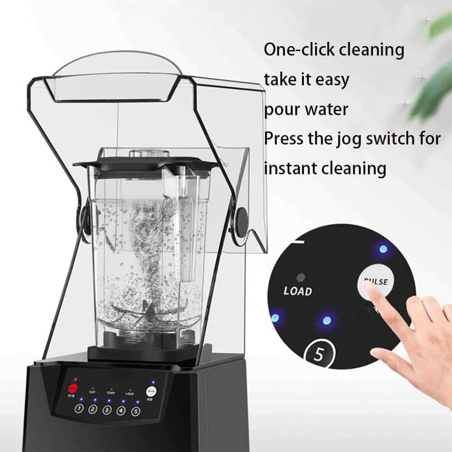 2200W Blender Smoothie Maker, Portable Blender, 2L Smoothie Blender with 5 Presets, 17000RPM Shredded Ice, Silent Broken Wall Cooking Machine,for Smoothie, Fruits（2 Cups）