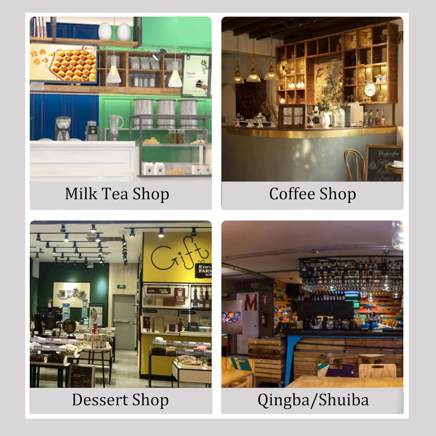 1500 W Classic Blenders for Kitchen,Professional High Speed Countertop Blender,Multi Functional,One Click Cleaning,for Milk Tea Shops Dessert Shops