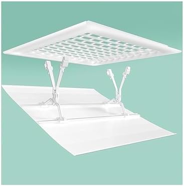 Ceiling Air Conditioner Deflector, Air Conditioner Vent Deflector with Waterproof Cotton Air Outlet Deflector for Home Office