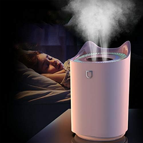 Humidifier Double Nozzle Large Capacity USB Spray Humidifier Home Silent Mother and Child Bedroom Air Conditioner Room 3L Office
