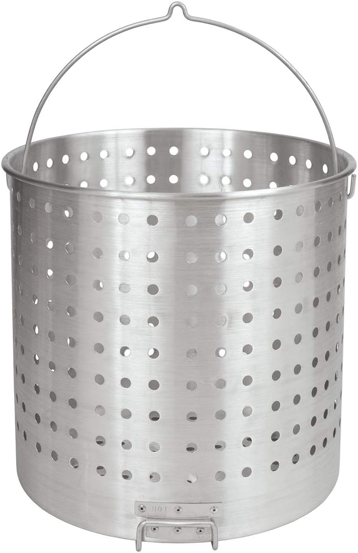 Bayou Classic Stainless Baskets with Helper Handle