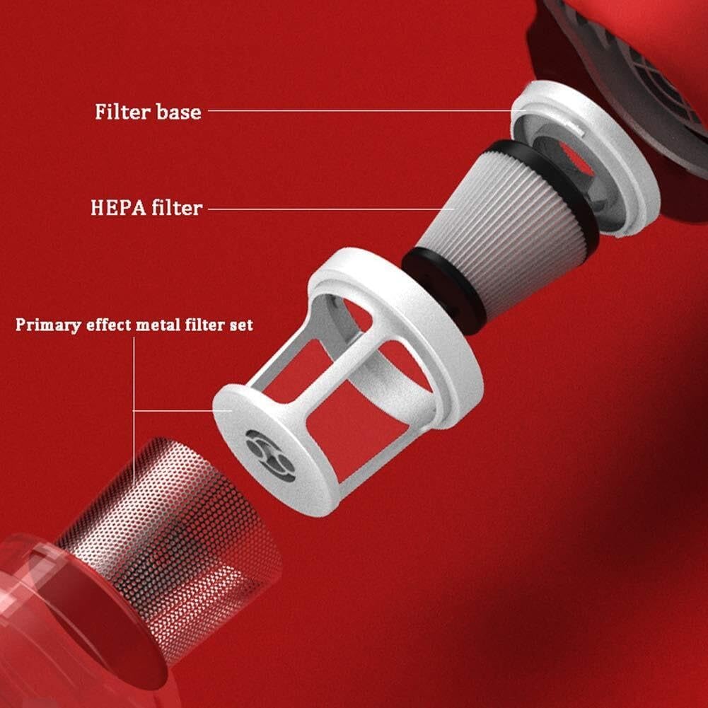 Handheld Vacuum Cordless, Cordless Handheld Vacuum Cleaner with HEPA Filter, Car Vacuum High Power 4200PA Stronger Suction for Car Home Pet Kitchen Office